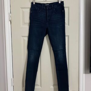 Express Denim Perfect High Rise Legging Jeans